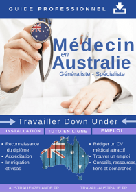 Médecin en Australie guide couverture plate