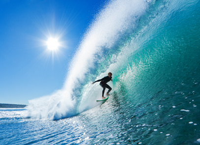 A surfer